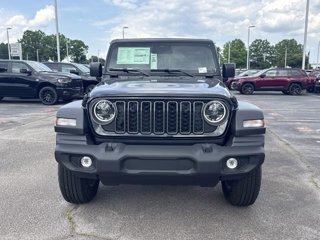 2026 Black Clearcoat Jeep Wrangler Sport S 4X4 Convertible