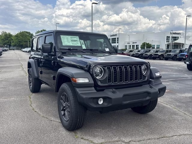 2026 Black Clearcoat Jeep Wrangler Sport S 4X4 Convertible