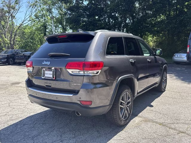 2019 Granite Crystal Metallic Clearcoat Jeep Grand Cherokee Limited 4X4 SUV