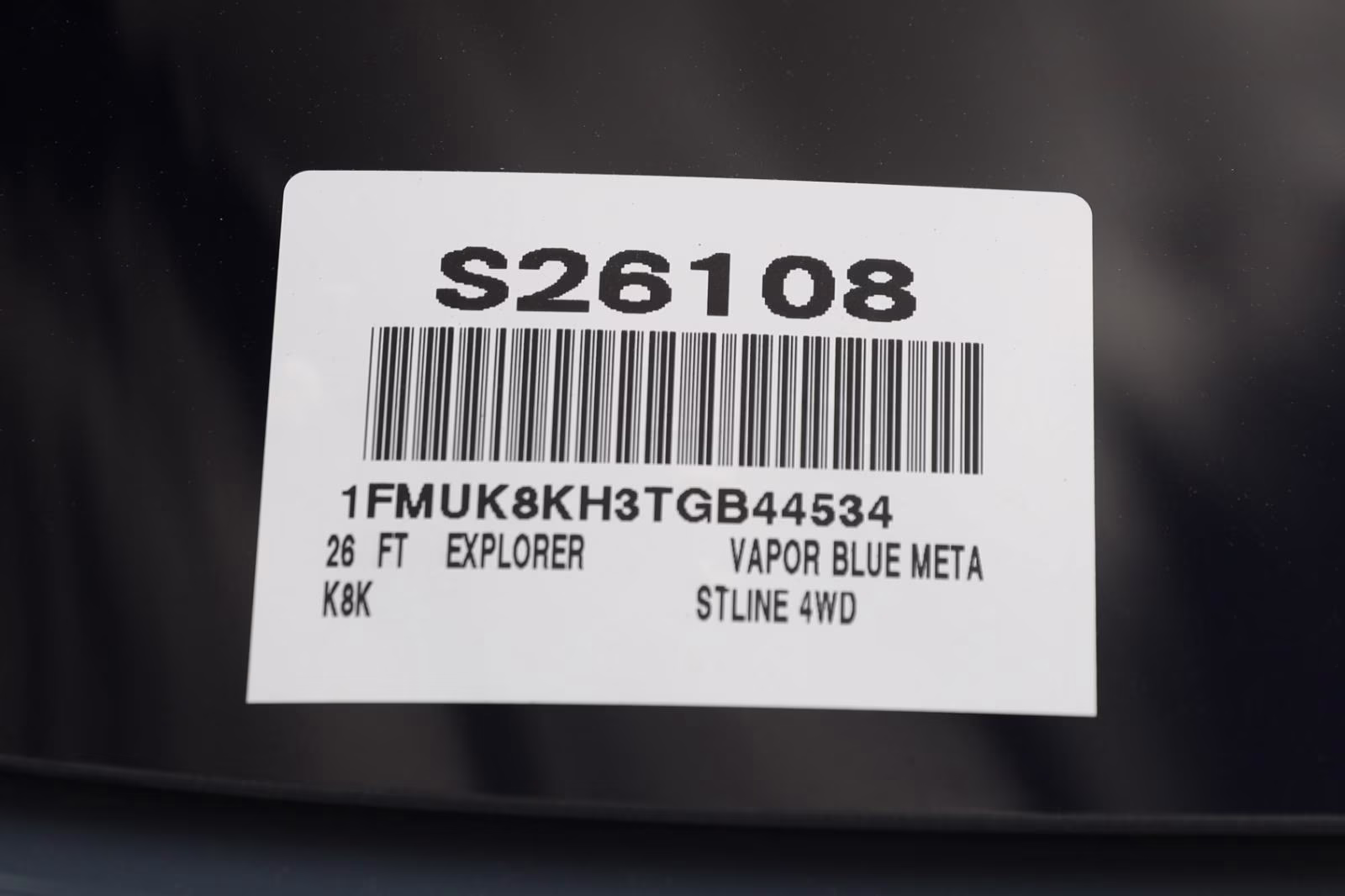 2026 Vapor Blue Metallic Ford Explorer ST-Line 4X4 SUV