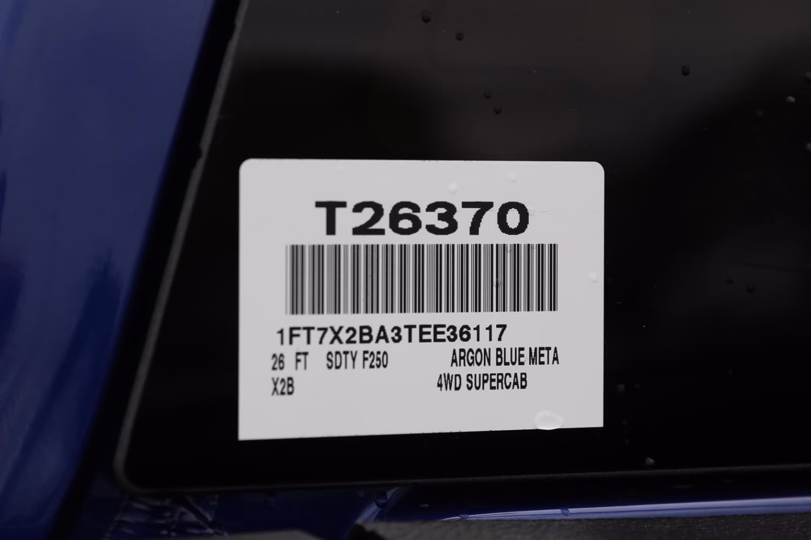 2026 Argon Blue Metallic Ford Super Duty F-250 SRW XL 4X4 Truck