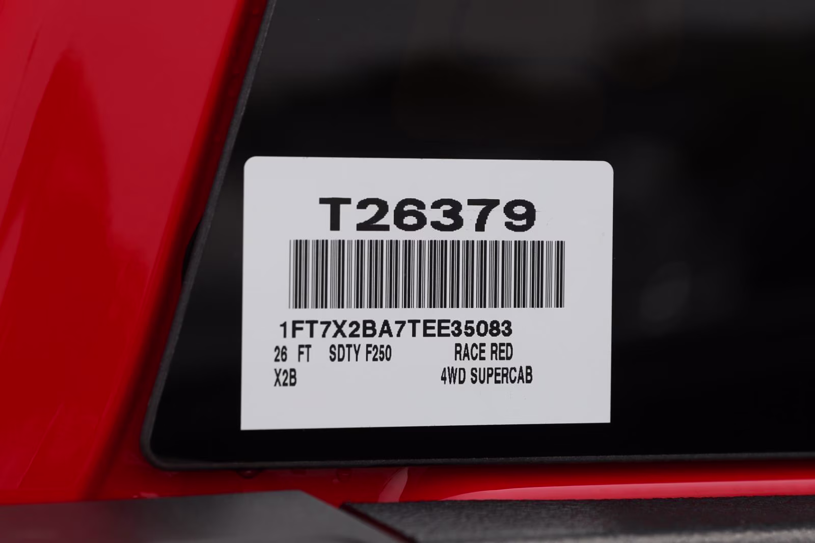 2026 Race Red Ford Super Duty F-250 SRW XL 4X4 Truck