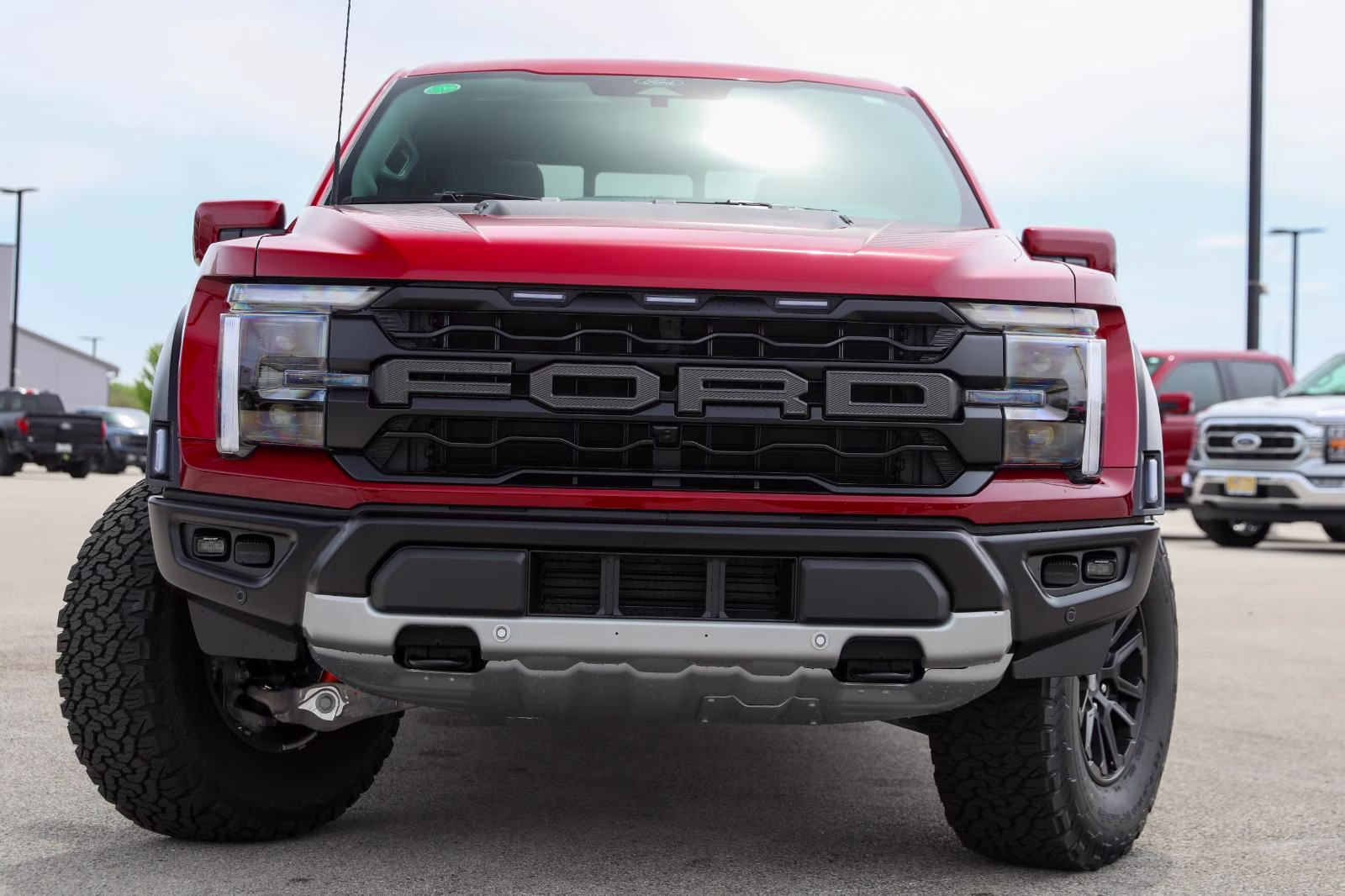2026 Ruby Red Metallic Tinted Clearcoat Ford F-150 Raptor 4X4 Truck
