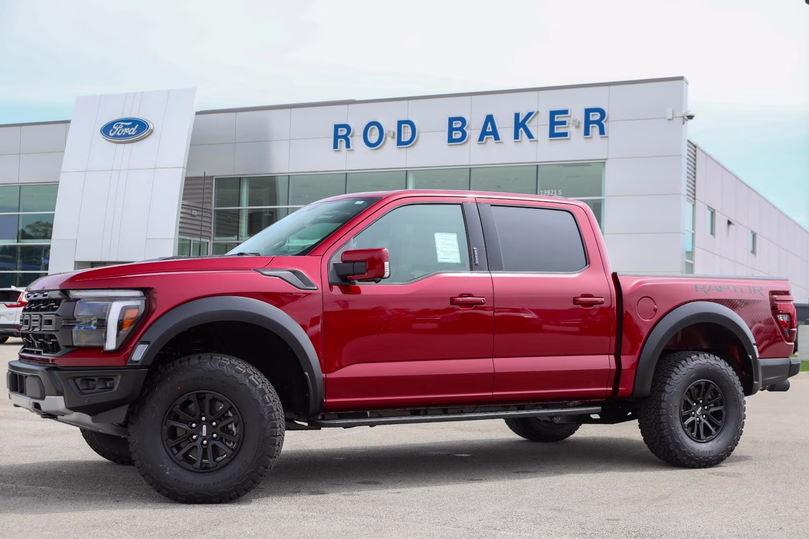 2026 Ruby Red Metallic Tinted Clearcoat Ford F-150 Raptor 4X4 Truck