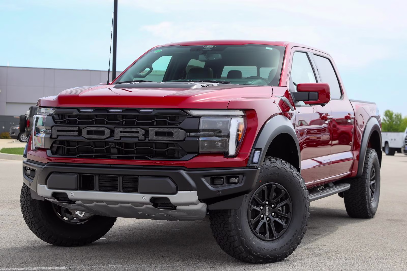 2026 Ruby Red Metallic Tinted Clearcoat Ford F-150 Raptor 4X4 Truck
