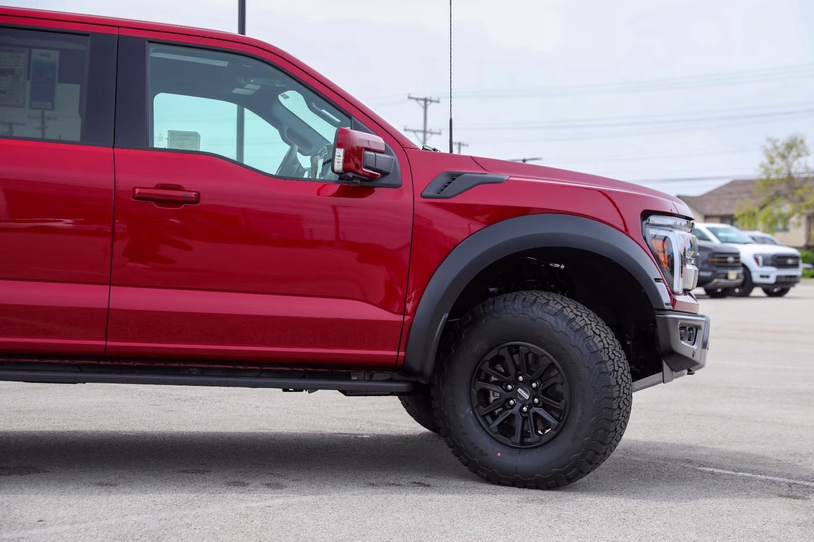 2026 Ruby Red Metallic Tinted Clearcoat Ford F-150 Raptor 4X4 Truck
