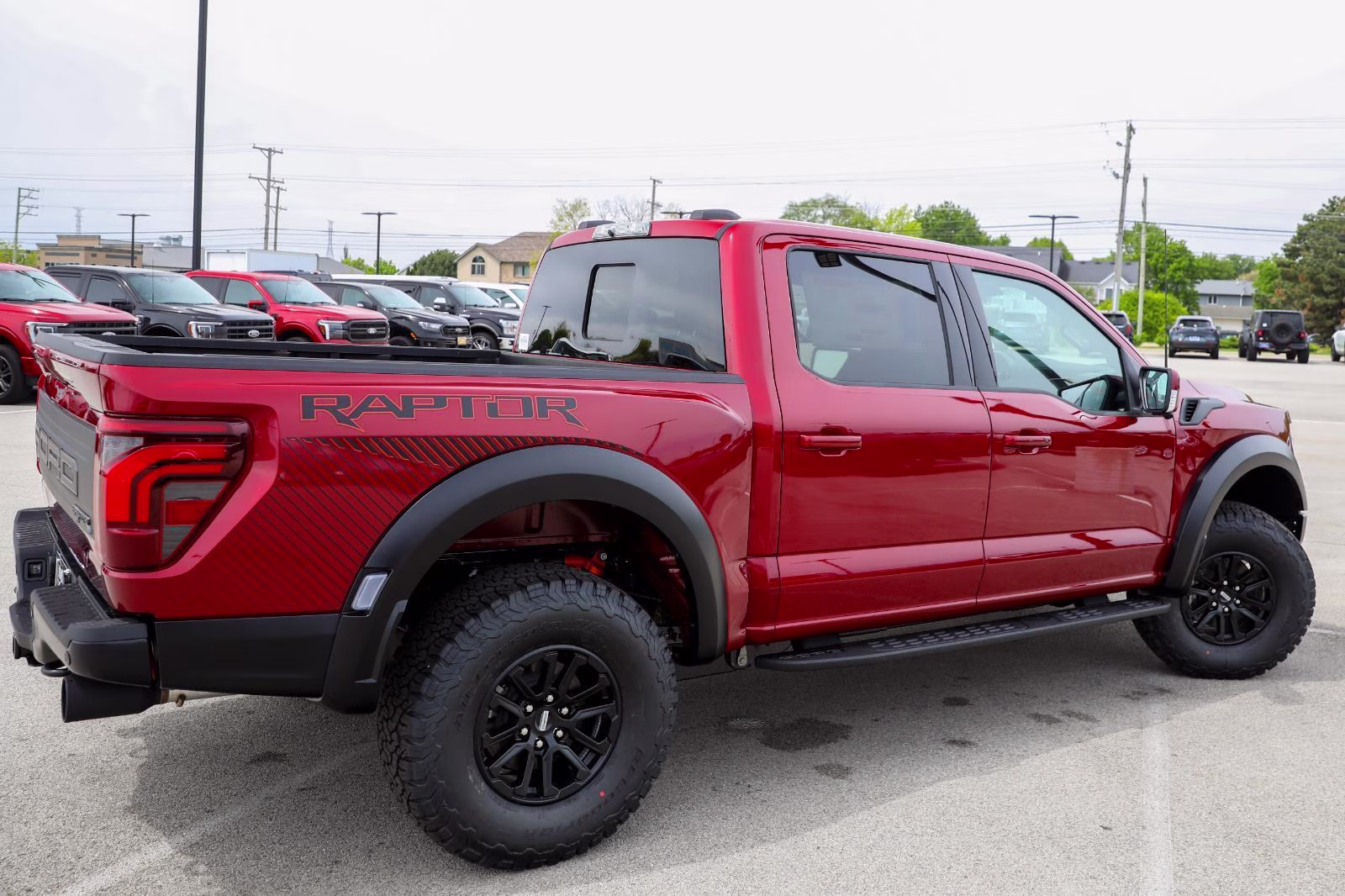 2026 Ruby Red Metallic Tinted Clearcoat Ford F-150 Raptor 4X4 Truck
