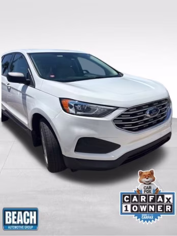 2020 Oxford White Ford Edge SE FWD SUV