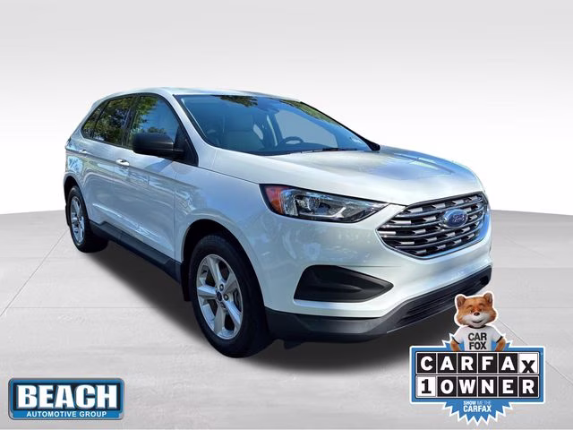 2020 Oxford White Ford Edge SE FWD SUV