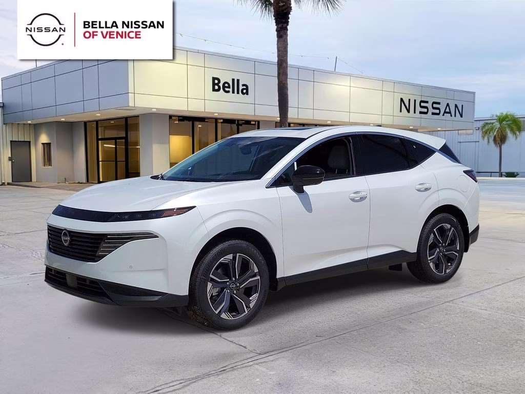 2026 Everest White Pearl Tricoat Nissan Murano SL AWD SUV