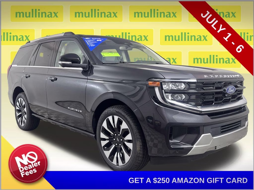2025 Dark Matter Gray Metallic Ford Expedition Platinum 4X4 SUV