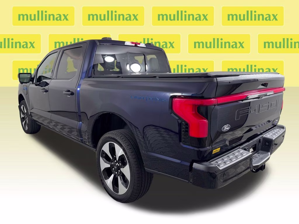 2025 Antimatter Blue Metallic Ford F-150 Lightning Platinum AWD Truck