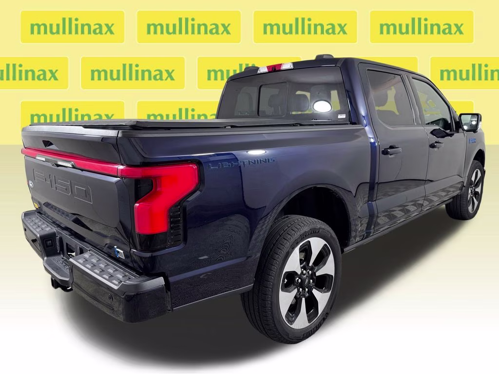 2025 Antimatter Blue Metallic Ford F-150 Lightning Platinum AWD Truck
