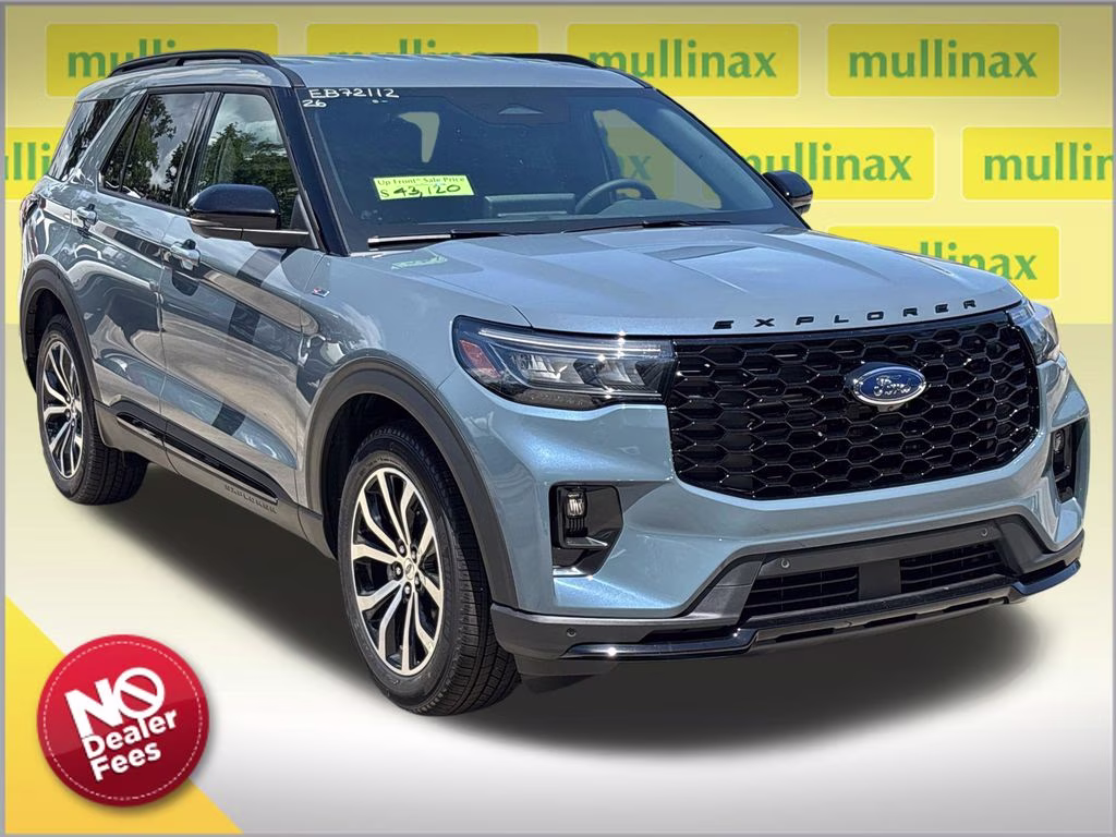 2026 Vapor Blue Metallic Ford Explorer ST-Line RWD SUV