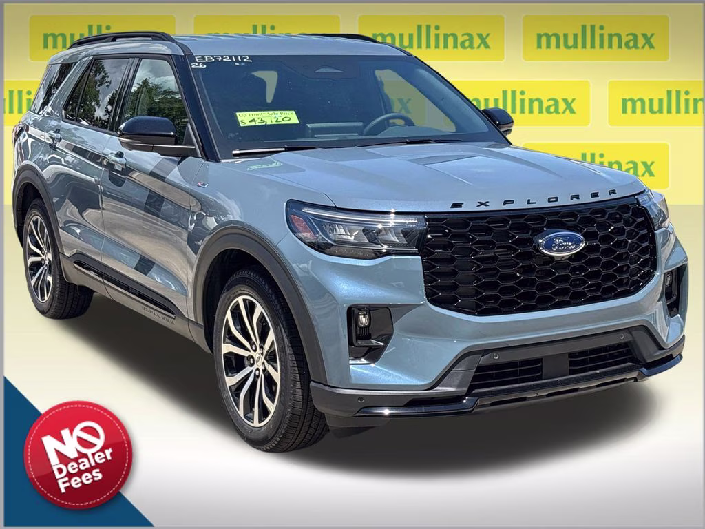 2026 Vapor Blue Metallic Ford Explorer ST-Line RWD SUV