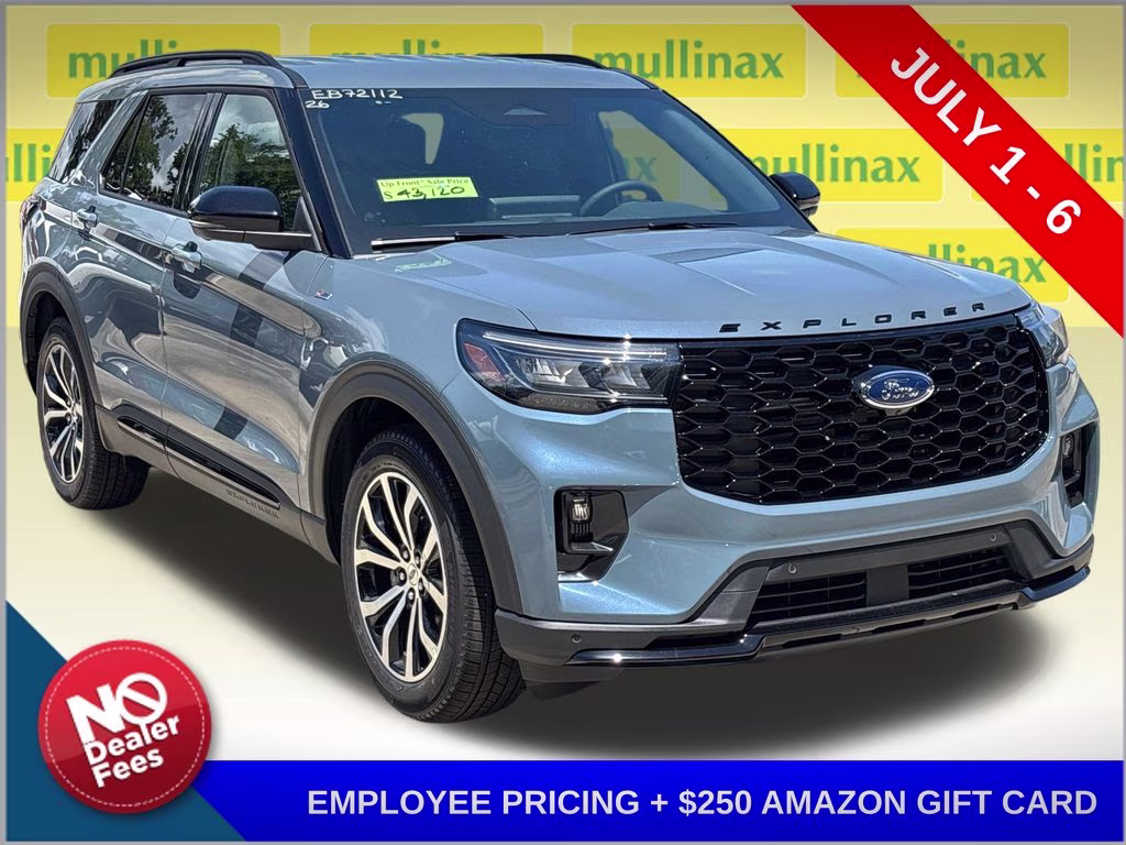 2026 Vapor Blue Metallic Ford Explorer ST-Line RWD SUV