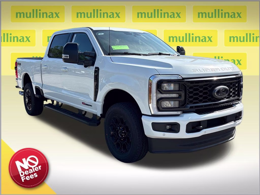2026 Star White Metallic Tri-Coat Ford Super Duty F-250 SRW Lariat 4X4 Truck