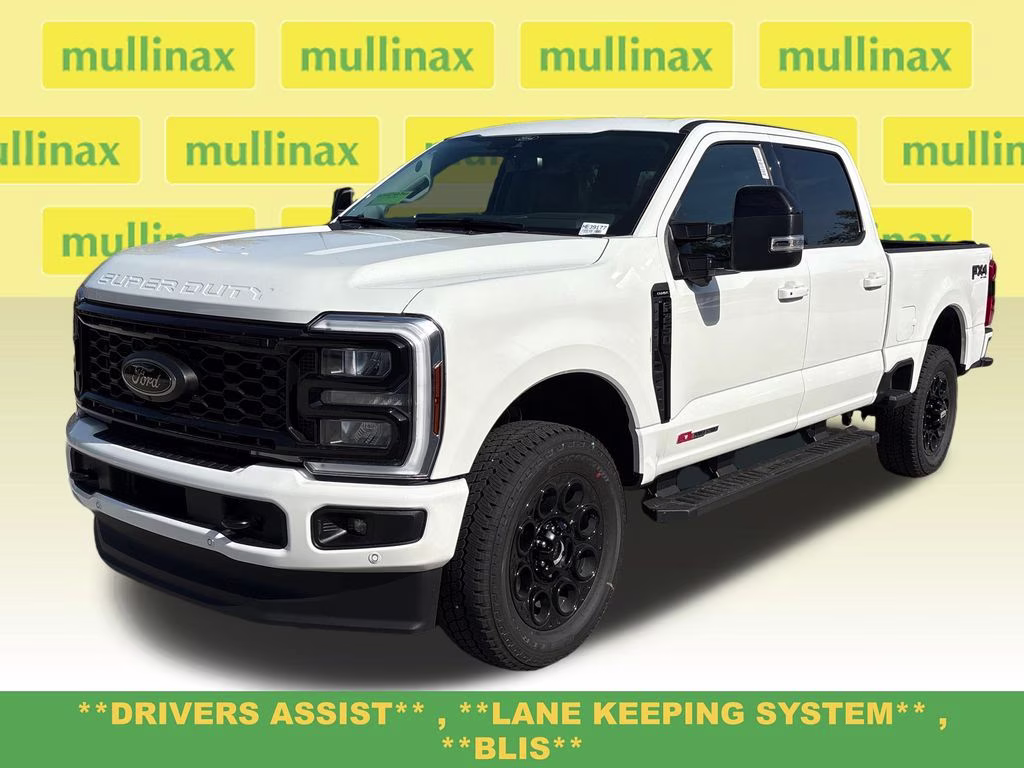 2026 Star White Metallic Tri-Coat Ford Super Duty F-250 SRW Lariat 4X4 Truck