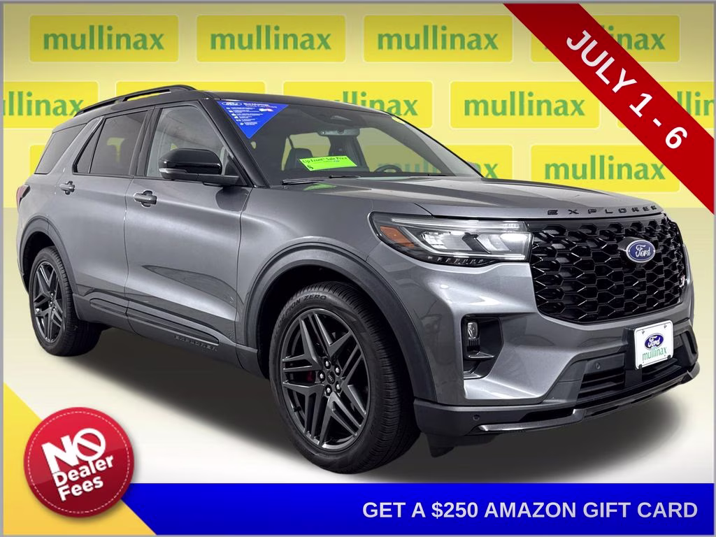 2025 Carbonized Gray Metallic Ford Explorer ST 4X4 SUV