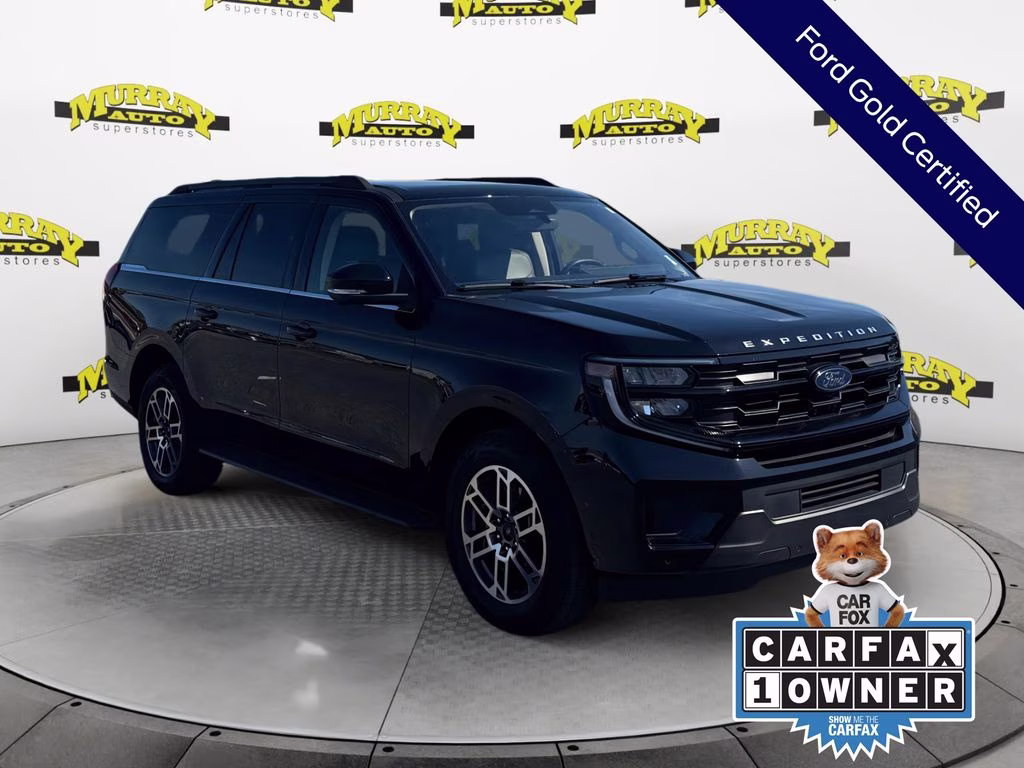 2025 Black Metallic Ford Expedition Max Active 4X4 SUV