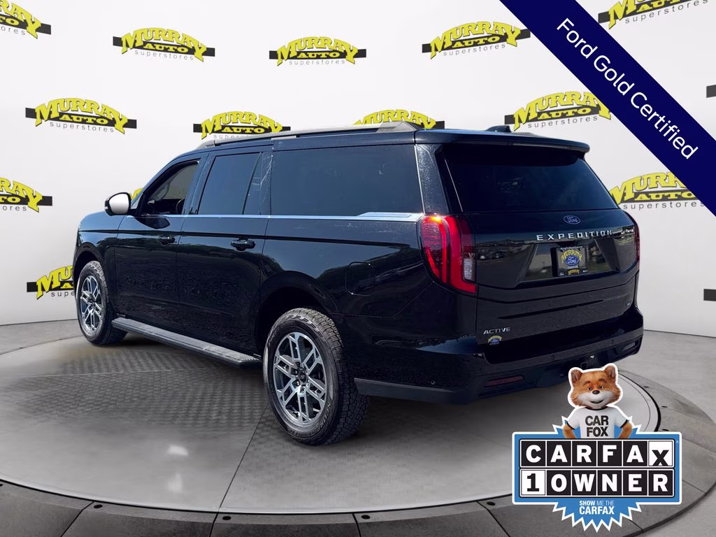 2025 Black Metallic Ford Expedition Max Active 4X4 SUV