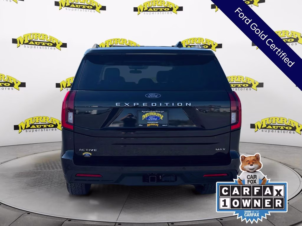 2025 Black Metallic Ford Expedition Max Active 4X4 SUV