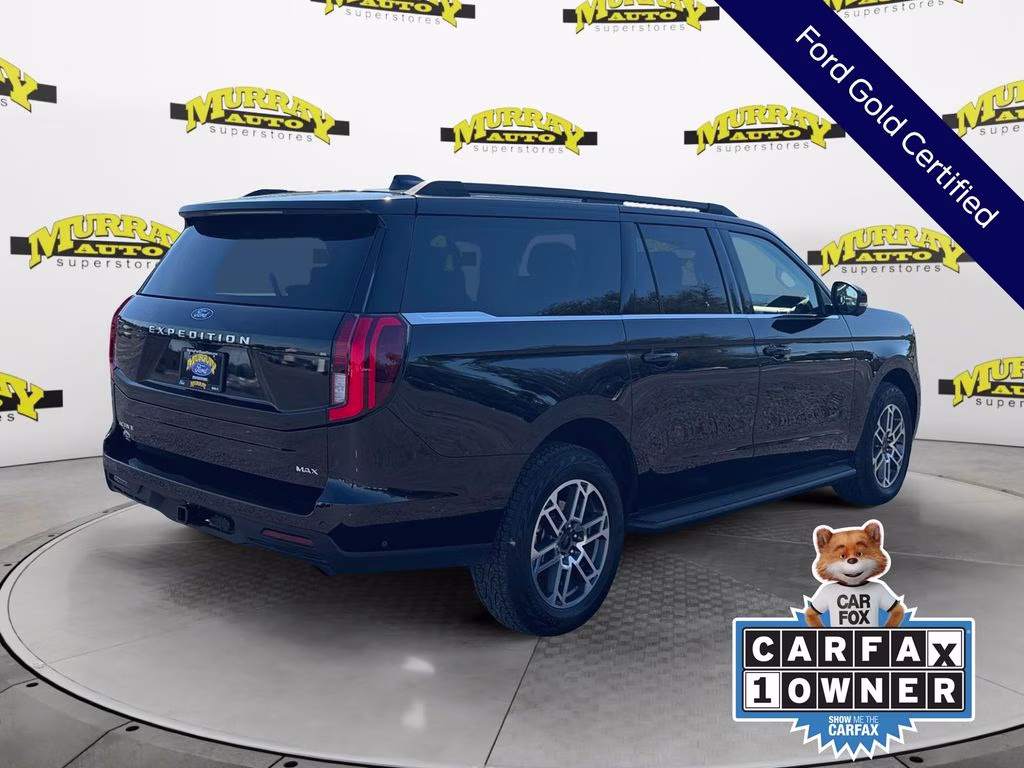 2025 Black Metallic Ford Expedition Max Active 4X4 SUV