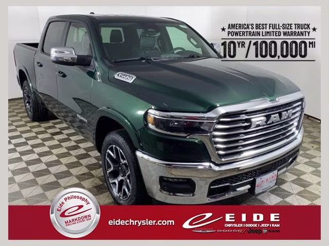2026 Serrano Green Metallic Ram 1500 Laramie 4X4 Truck
