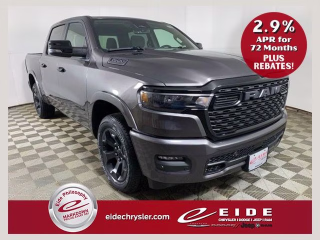 2026 Granite Crystal Metallic Clearcoat Ram 1500 Big Horn Night Edition 4X4 Truck