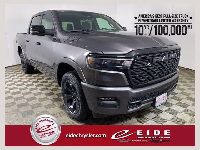 2026 Granite Crystal Metallic Clearcoat Ram 1500 Big Horn Night Edition 4X4 Truck