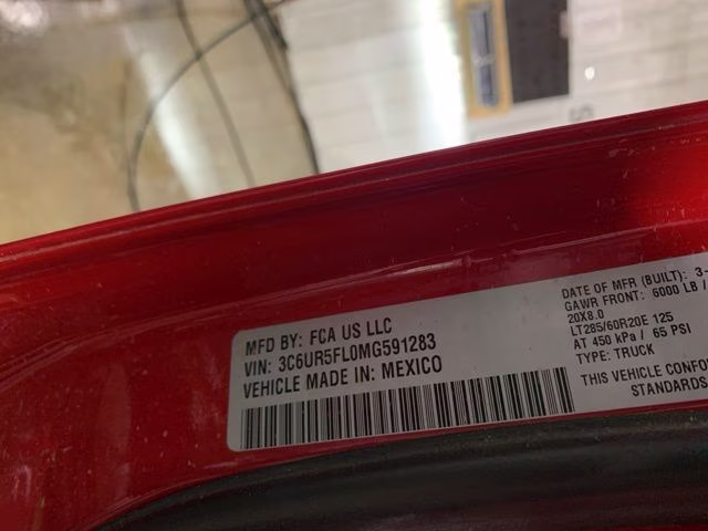 2021 Flame Red Clearcoat Ram 2500 Laramie 4X4 Truck