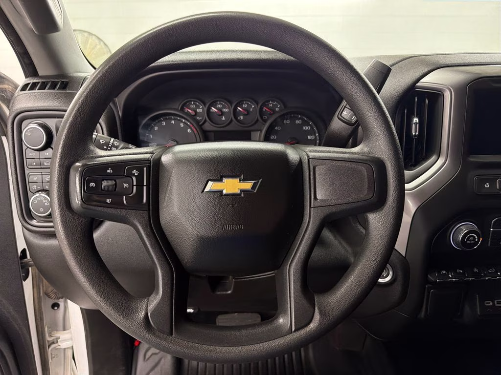 2024 Summit White Chevrolet Silverado 1500 WT 4X4 Truck