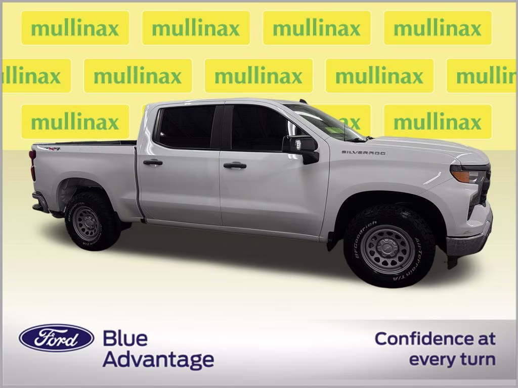 2024 Summit White Chevrolet Silverado 1500 WT 4X4 Truck
