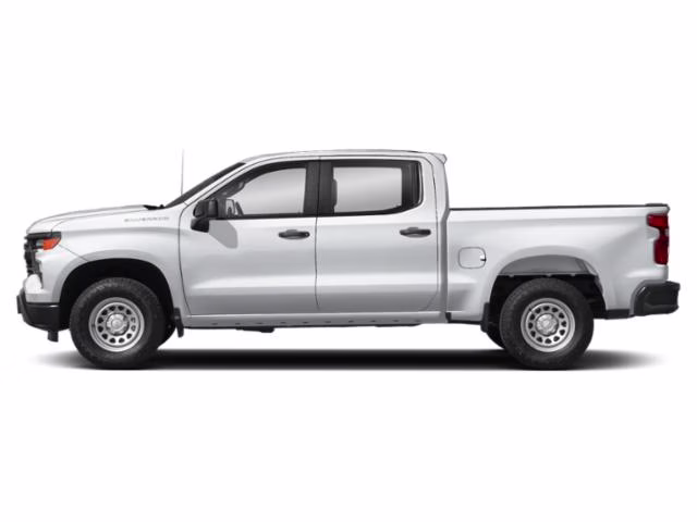 2024 Summit White Chevrolet Silverado 1500 WT 4X4 Truck
