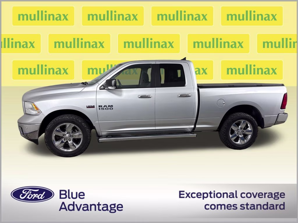 2017 Bright Silver Clearcoat Metallic Ram 1500 Big Horn 4X4 Truck