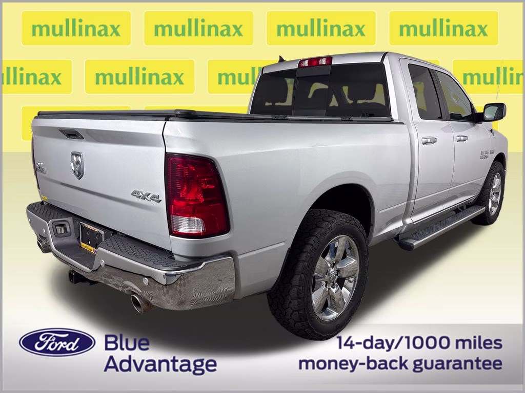 2017 Bright Silver Clearcoat Metallic Ram 1500 Big Horn 4X4 Truck