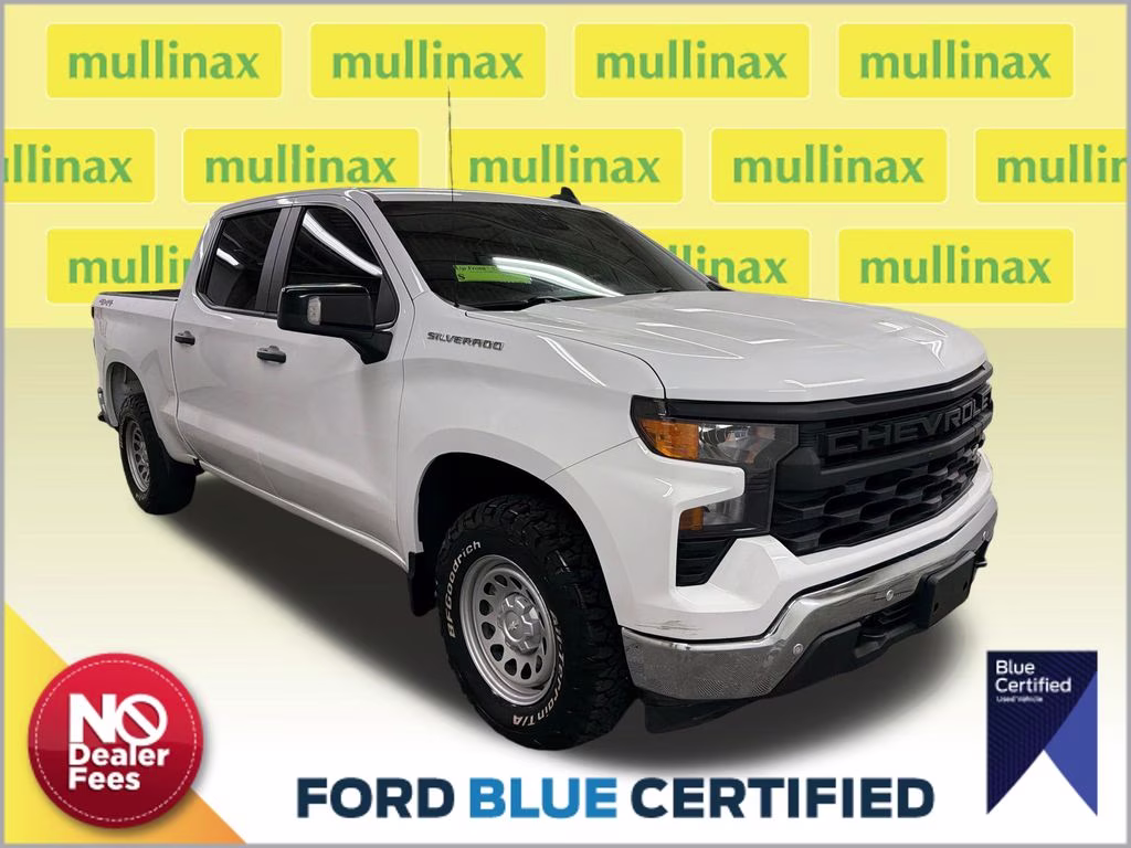 2024 Summit White Chevrolet Silverado 1500 WT 4X4 Truck
