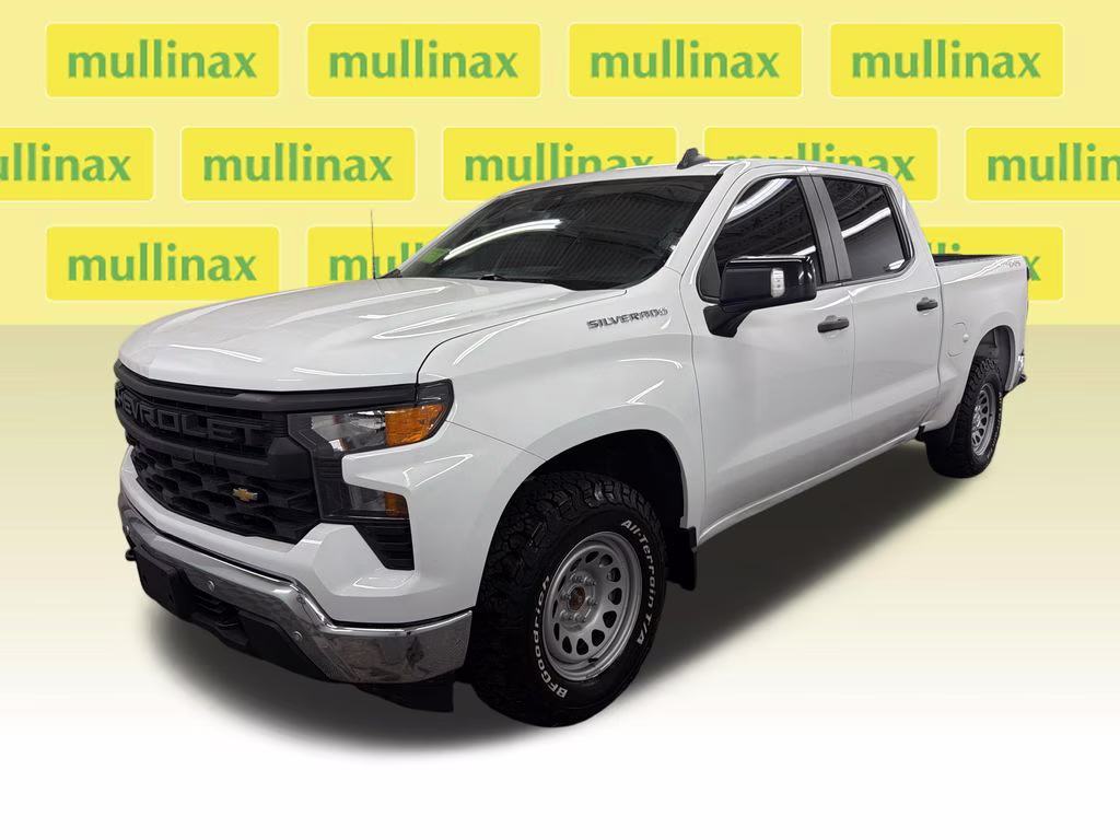 2024 Summit White Chevrolet Silverado 1500 WT 4X4 Truck