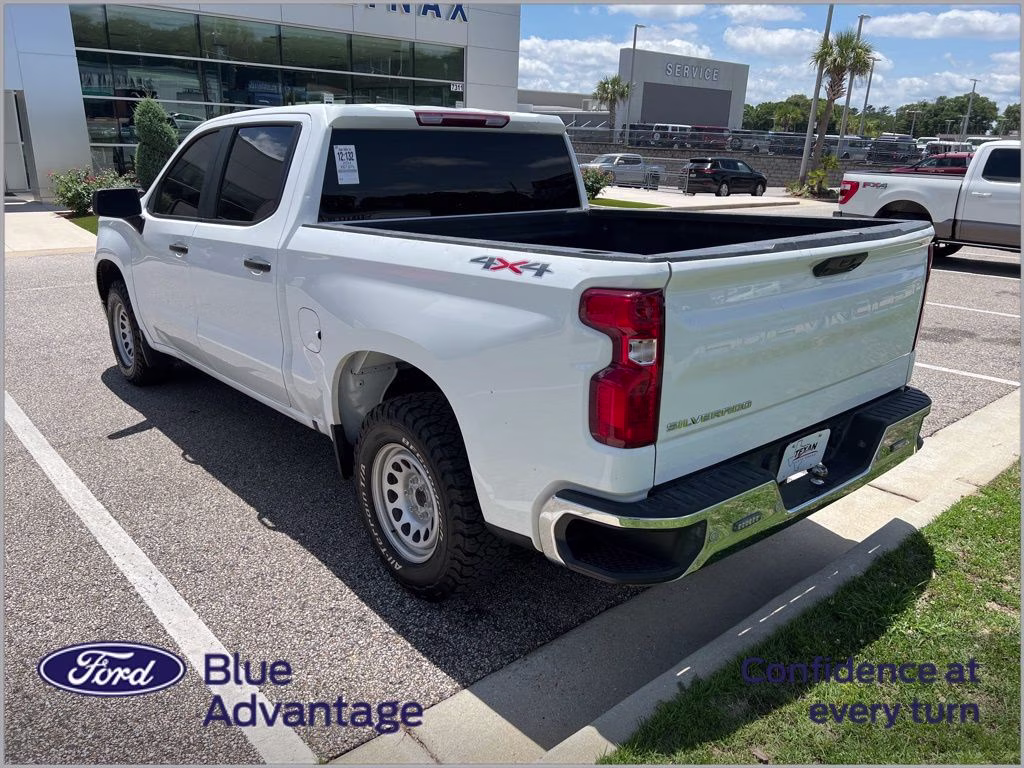 2024 Summit White Chevrolet Silverado 1500 WT 4X4 Truck