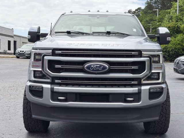 2022 Silver Metallic Ford Super Duty F-350 SRW Platinum 4X4 Truck