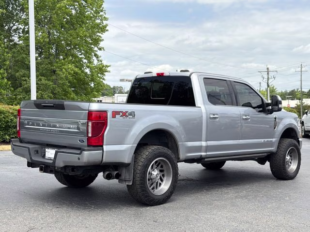 2022 Silver Metallic Ford Super Duty F-350 SRW Platinum 4X4 Truck