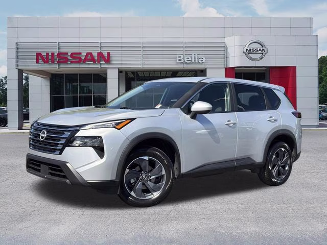 2025 Brilliant Silver Metallic Nissan Rogue SV FWD SUV
