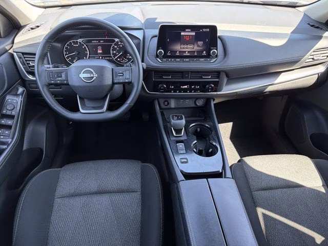 2025 Brilliant Silver Metallic Nissan Rogue SV FWD SUV