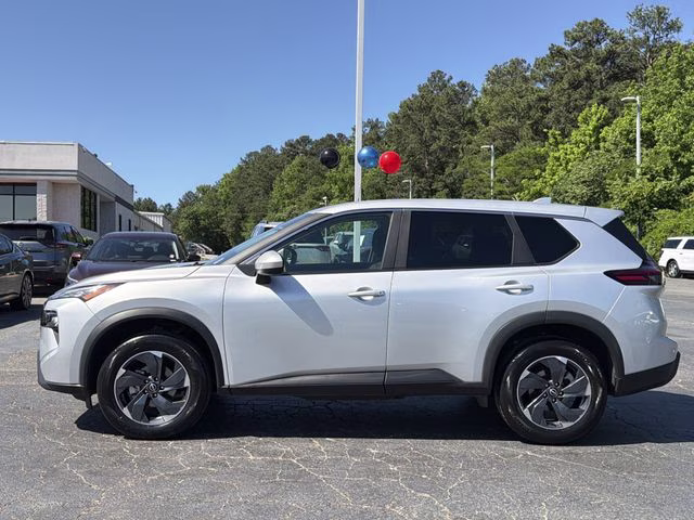2025 Brilliant Silver Metallic Nissan Rogue SV FWD SUV