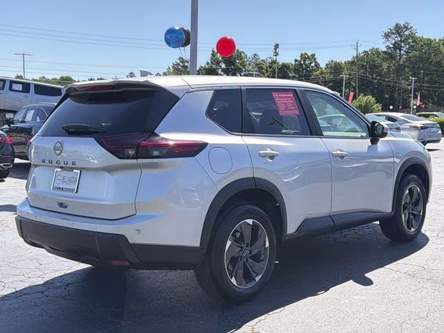 2025 Brilliant Silver Metallic Nissan Rogue SV FWD SUV