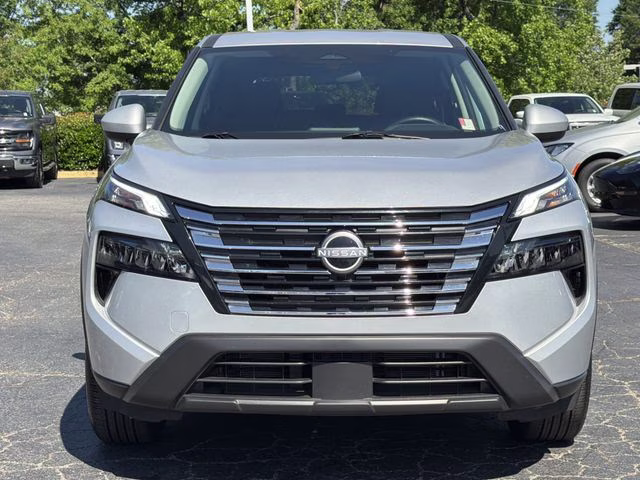 2025 Brilliant Silver Metallic Nissan Rogue SV FWD SUV