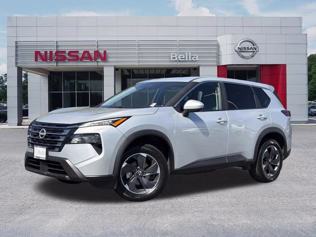2025 Brilliant Silver Metallic Nissan Rogue SV AWD SUV