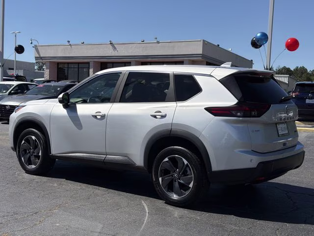2025 Brilliant Silver Metallic Nissan Rogue SV AWD SUV
