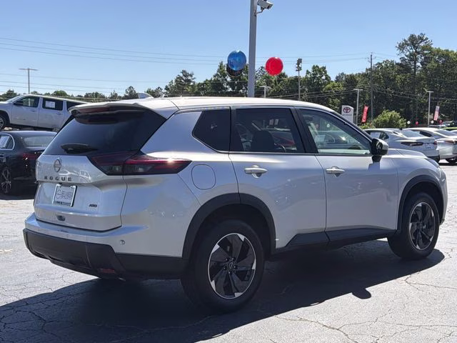 2025 Brilliant Silver Metallic Nissan Rogue SV AWD SUV