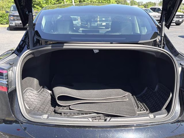 2022 Solid Black Tesla Model 3 Long Range AWD Sedan